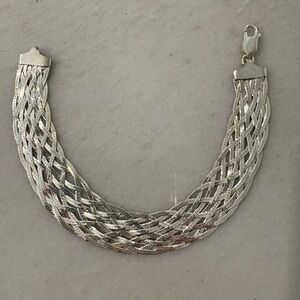 Braided Sterling Silver Bracelet